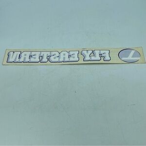 Eastern Airlines Vintage WINDOW DECAL Sticker “Fly Eastern” Blue White 13.5”